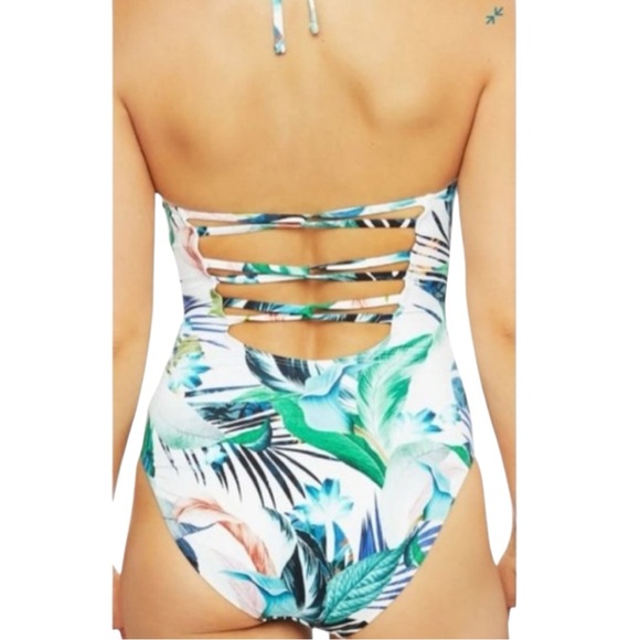 La Blanca Women’s In The Moment Tropical Print
One-Piece Swimsuit Sz 14 - Picture 2 of 8
